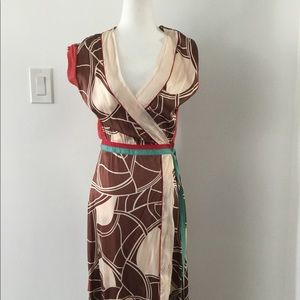 Common Threads silk wraparound dress